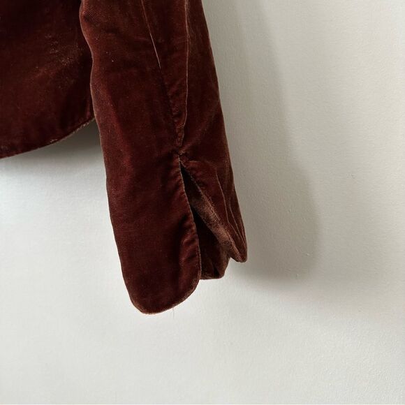 True Meaning-Brown Velvet with Floral Embroidery (Size:4) - Picture 10 of 13